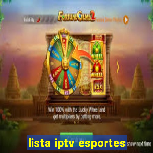 lista iptv esportes